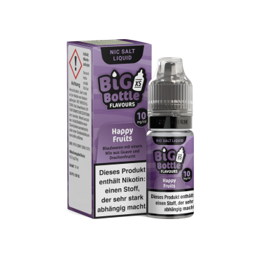 Big Bottle - Happy Fruits - Nikotinsalz Liquid