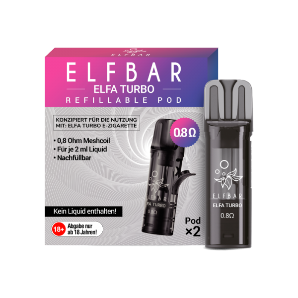 Elfbar - Elfa Turbo Pod (2 Stück pro Packung)