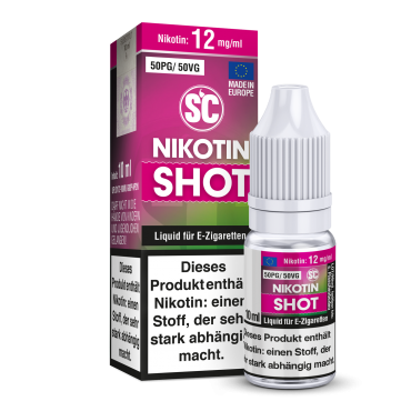 SC - 10ml Nikotin Shot 50PG/50VG