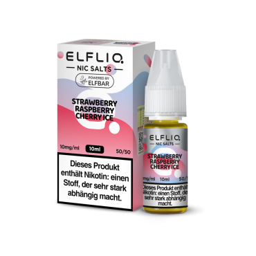 ELFLIQ - Strawberry Raspberry Cherry Ice - Nikotinsalz Liquid