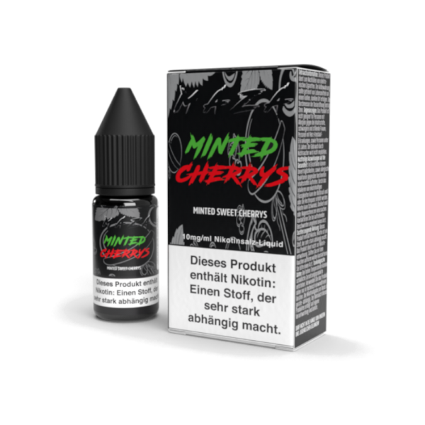 MaZa - Minted Cherrys - Nikotinsalz Liquid