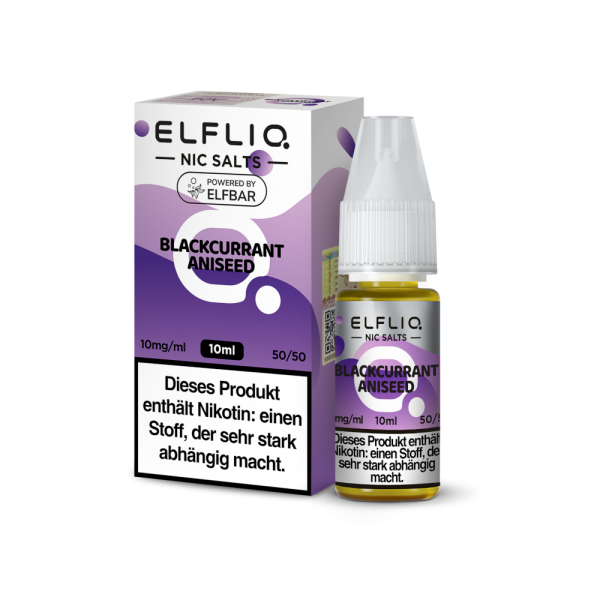ELFLIQ - Blackcurrant Aniseed - Nikotinsalz Liquid