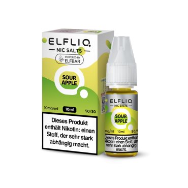 ELFLIQ - Sour Apple - Nikotinsalz Liquid