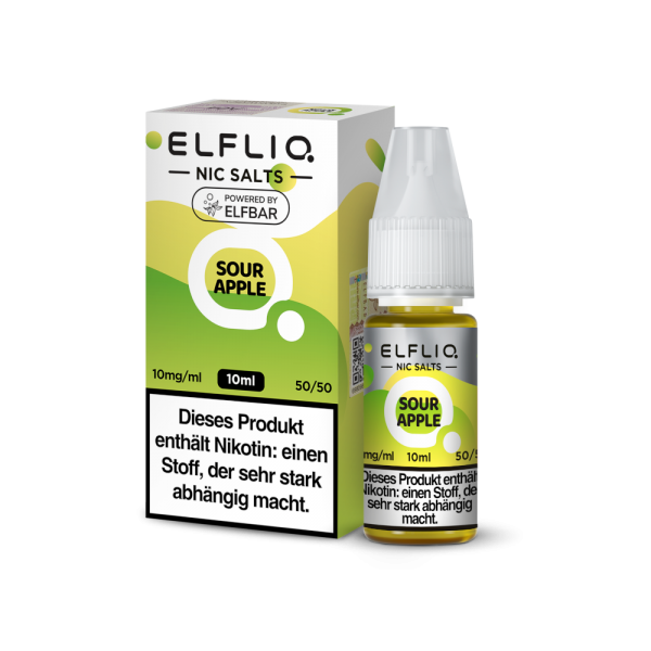 ELFLIQ - Sour Apple - Nikotinsalz Liquid