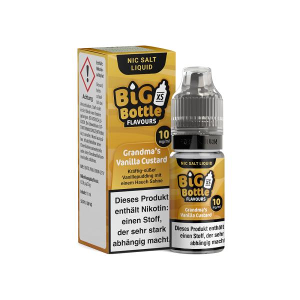 Big Bottle - Grandma's Vanilla Custard - Nikotinsalz Liquid 10mg/ml