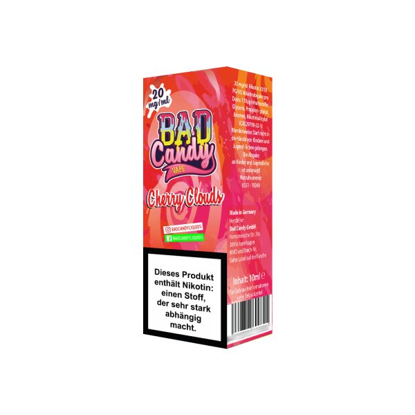 Bad Candy Liquids - Cherry Cloud - Nikotinsalz Liquid