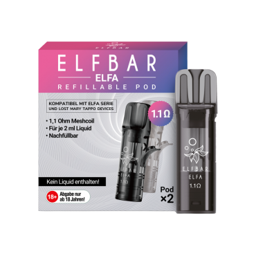 Elfbar - Elfa Leer-Pod (2 Stück pro Packung)