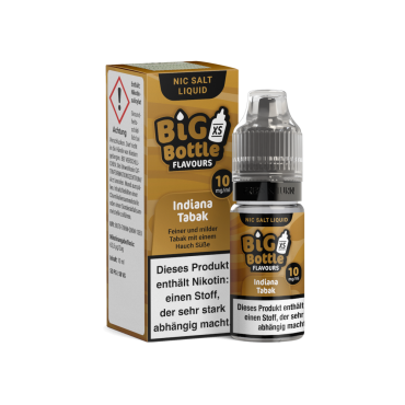 Big Bottle - Indiana Tabak - Nikotinsalz Liquid Big Bottle - Indiana...