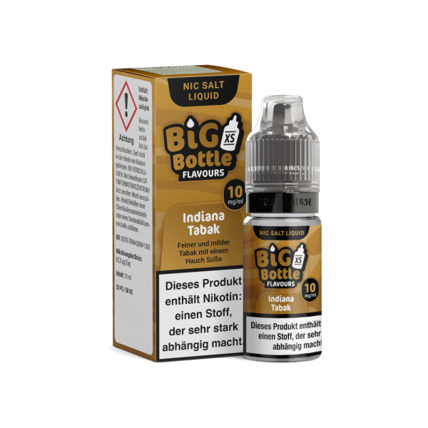 Big Bottle - Indiana Tabak - Nikotinsalz Liquid